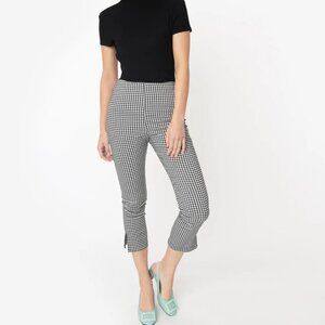 Unique Vintage High Waist Capri Pants